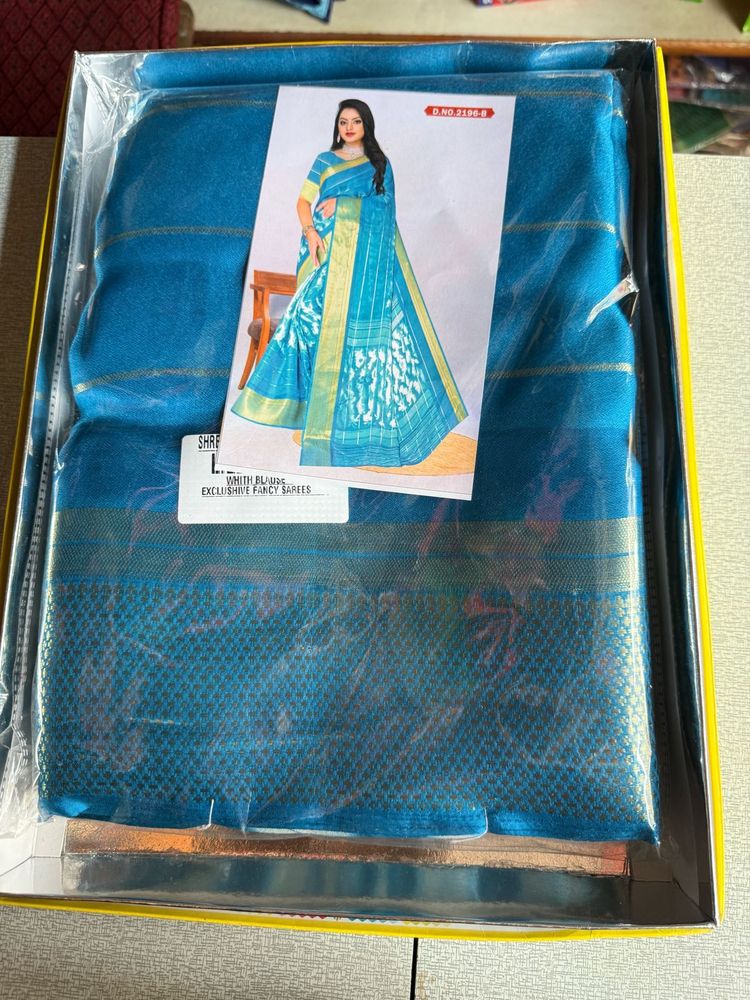 Beautiful Blue Ethnic Saree