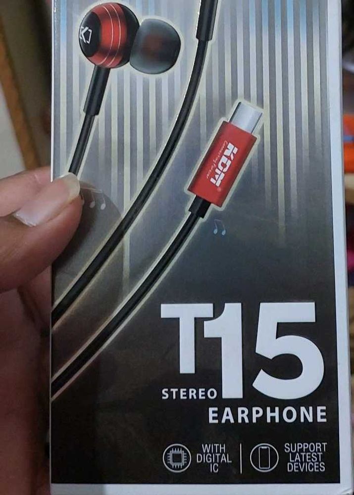 KDM T15 Stereo Earphones