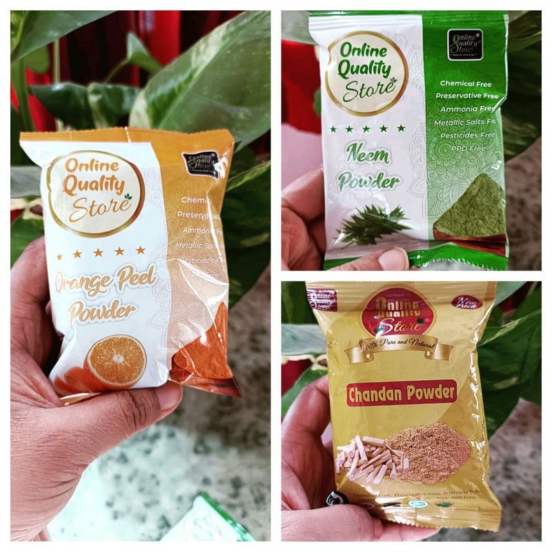 Orange Powder+ Chandan + Neem
