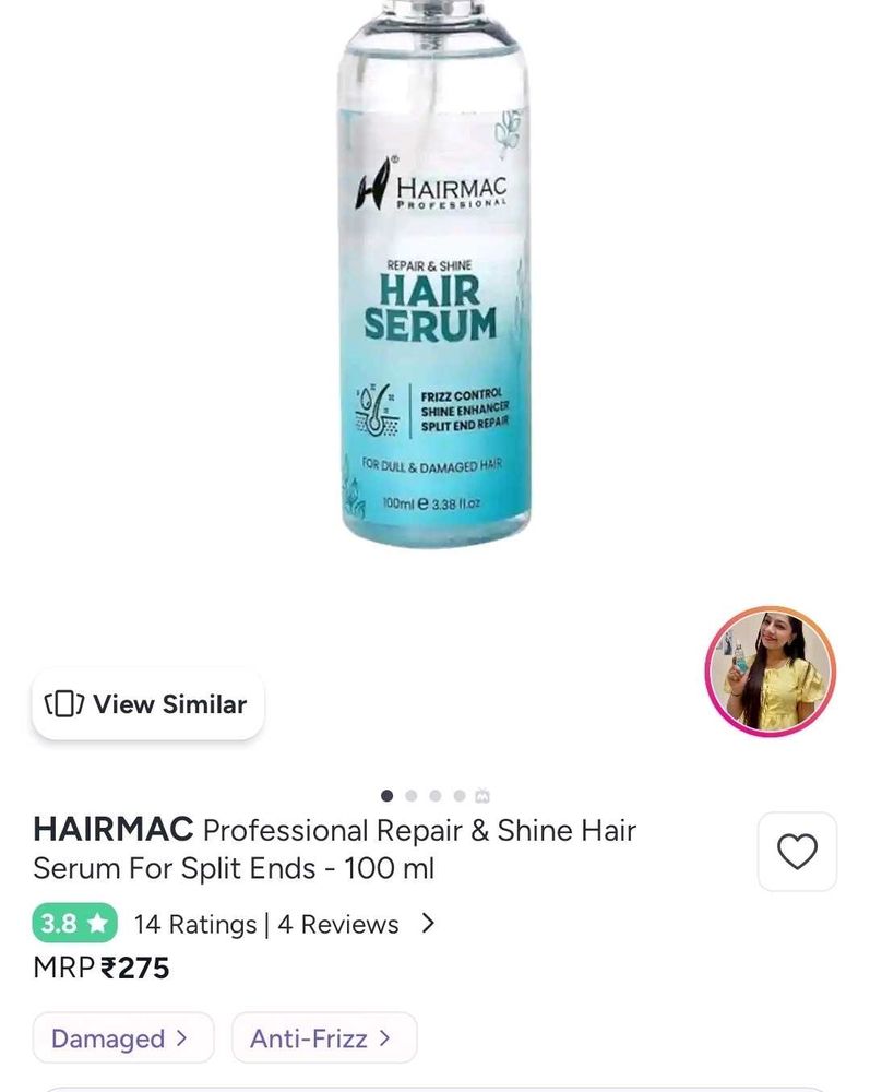 Hairmac Professional Hair Serum 100 ml