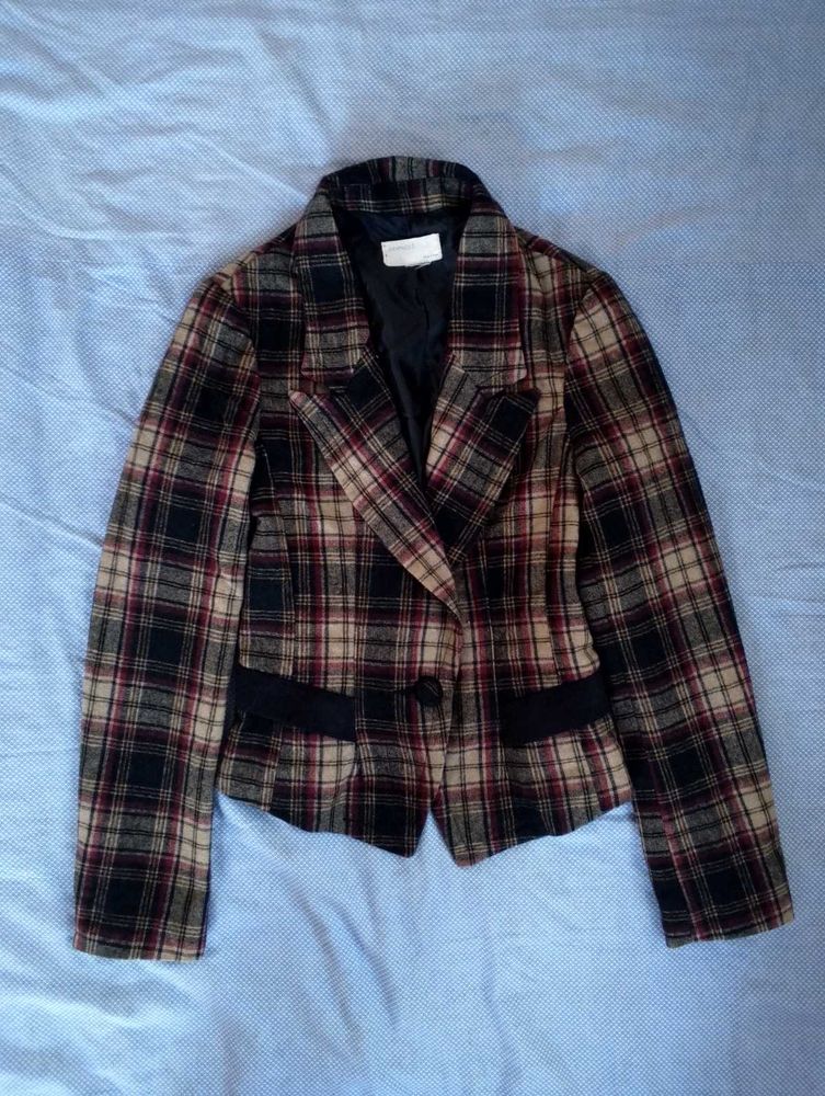⊹₊ ⋆ y2k Plaid Blazer ⋆ ₊⊹