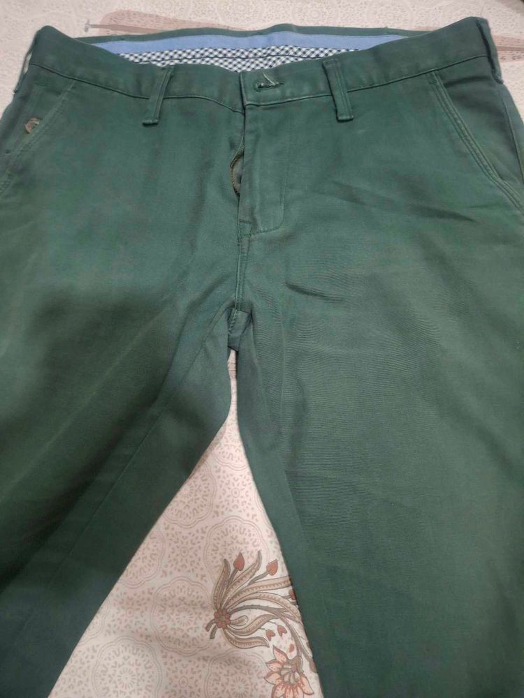 Men's Green Chinos