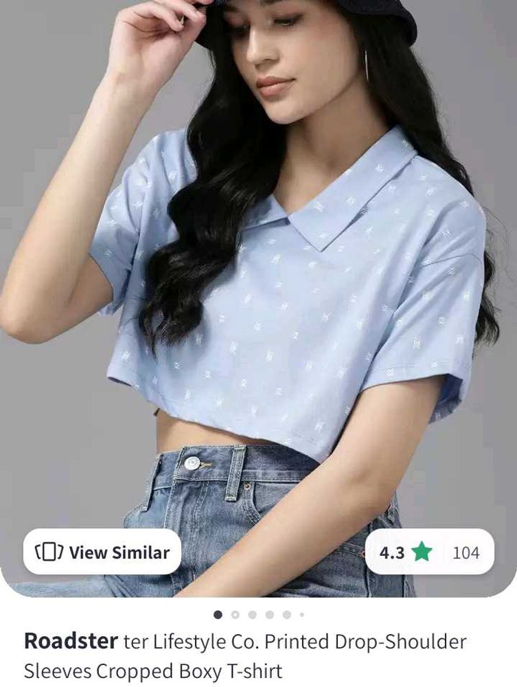 Roadster Cropped Boxy T-Shirt