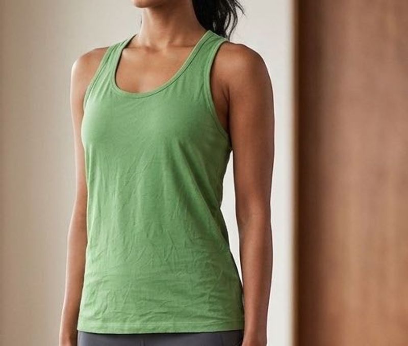 Green Racerback Tank Top