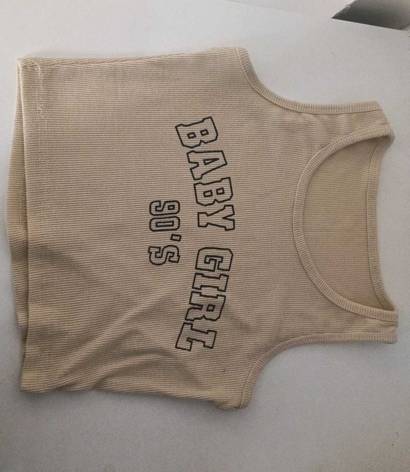 Cute Baby Girl 90's Crop Top