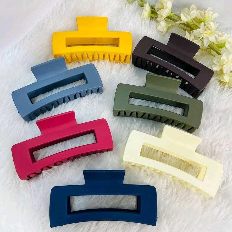 Multicolour Hair Clutchers   Pack Of 2