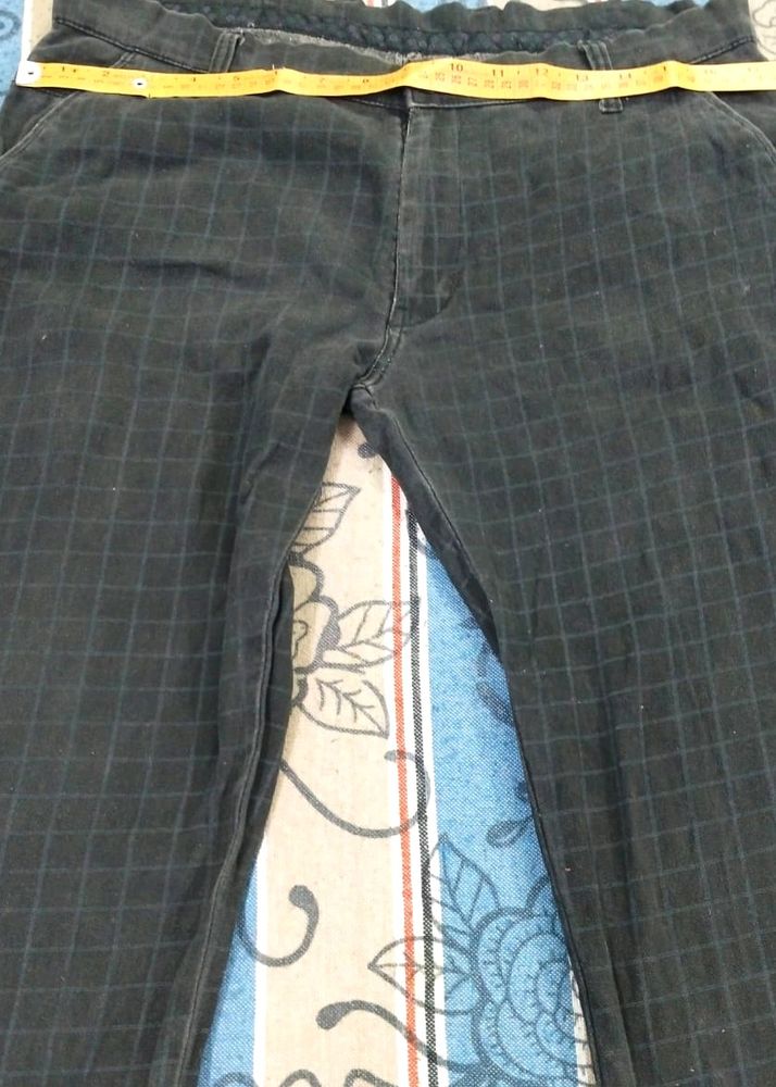 Pant check Piece design/Boxes pattern/Cotton