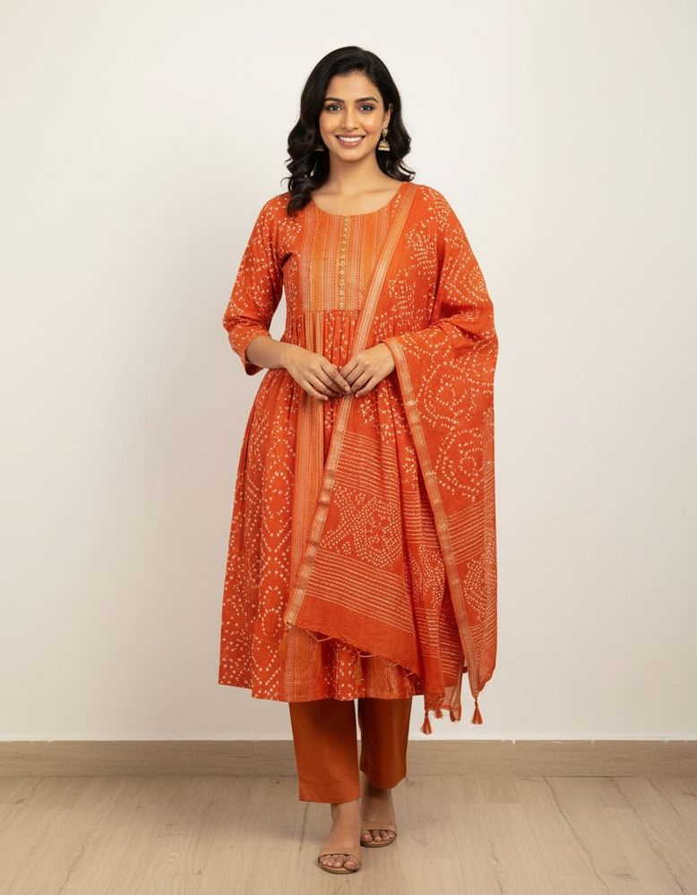 Price Dropped 🏃Cotton Bandhni Kurta