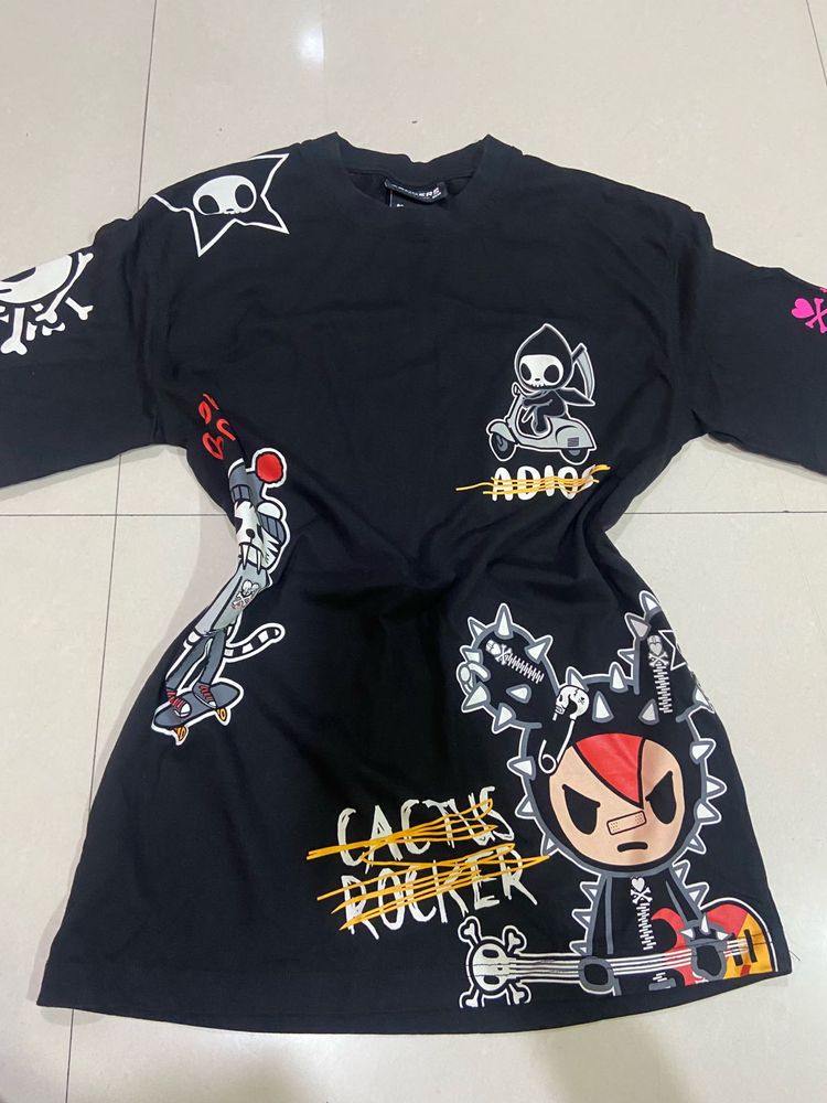 Oversized Graphic Print T-Shirt
