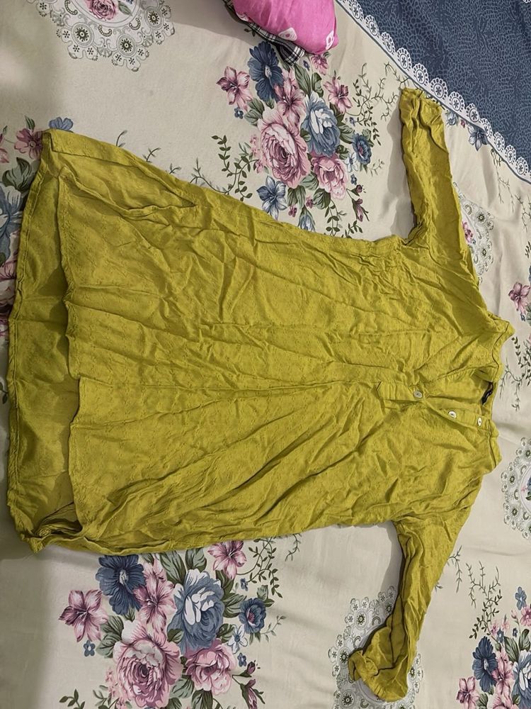 Stylish Yellow Kurta
