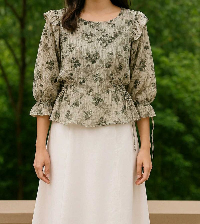 Floral Short Top