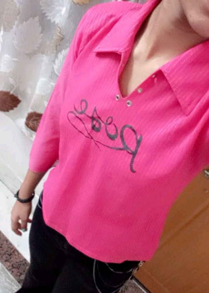 Pink Girls Top