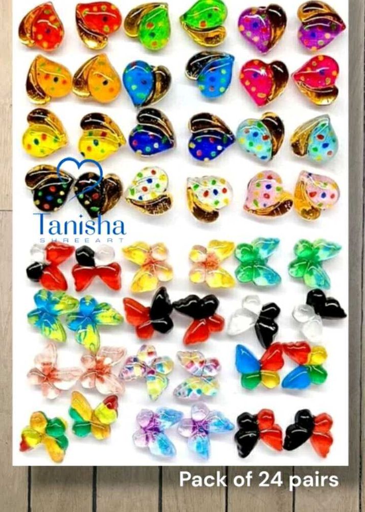 Acrylic Stud Earrings With Free Delivery