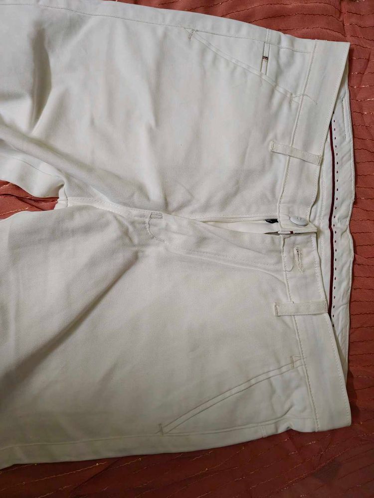 Tommy Hilfiger White Casual Pants