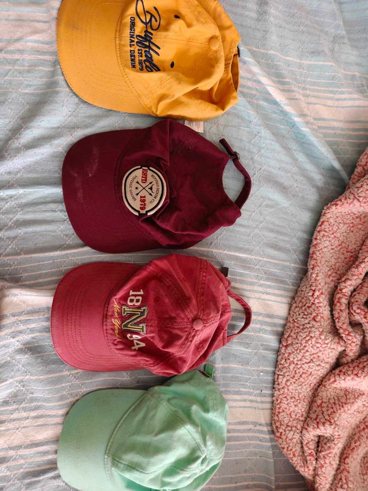 Set of 4 Baseball Caps