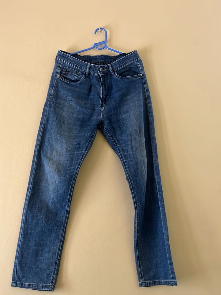 Classic Blue Wash Denim Jeans