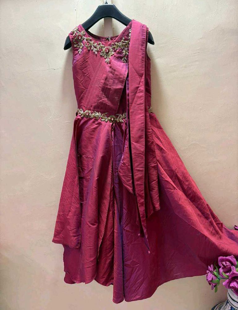 handwork  indo western Dress for Girls