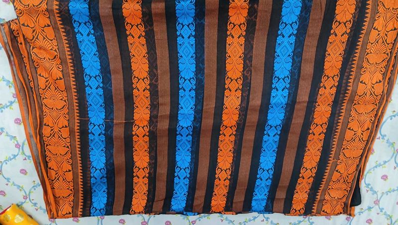 Stylish Striped Saree