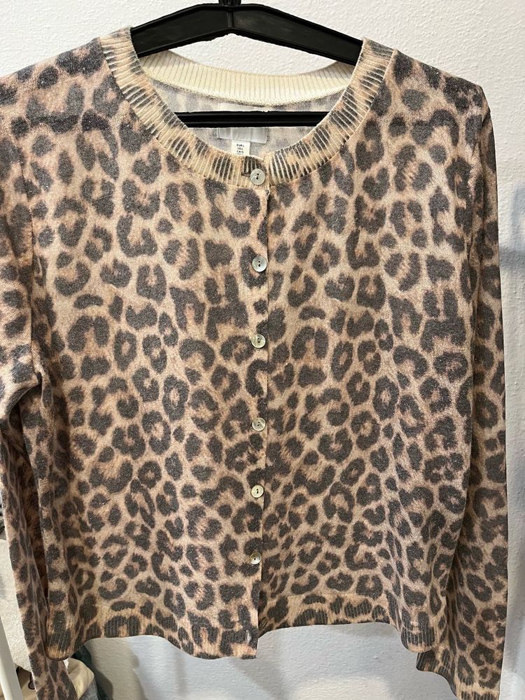 Leopard Print Cardigan