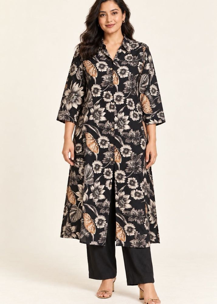 BRAND NEW Floral Butterfly Printed Kurta Set