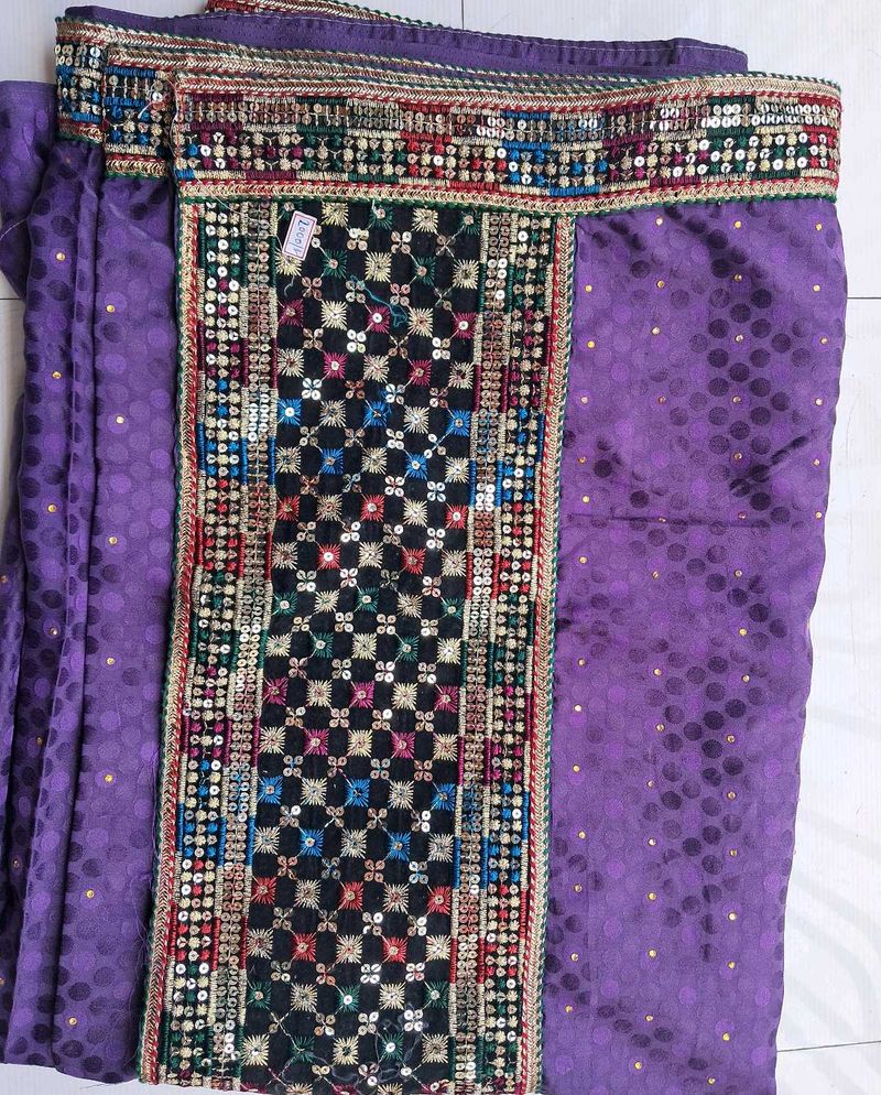 Heavy Gotta Patti Work Saree