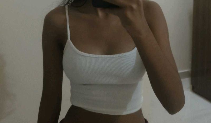 Ribbed Spaghetti Strap Tank Top