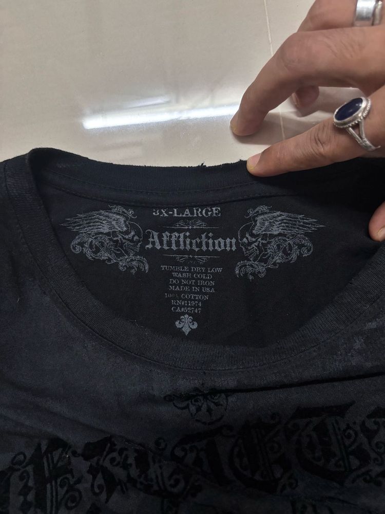 Affliction Gothic Dark Velvet Tee