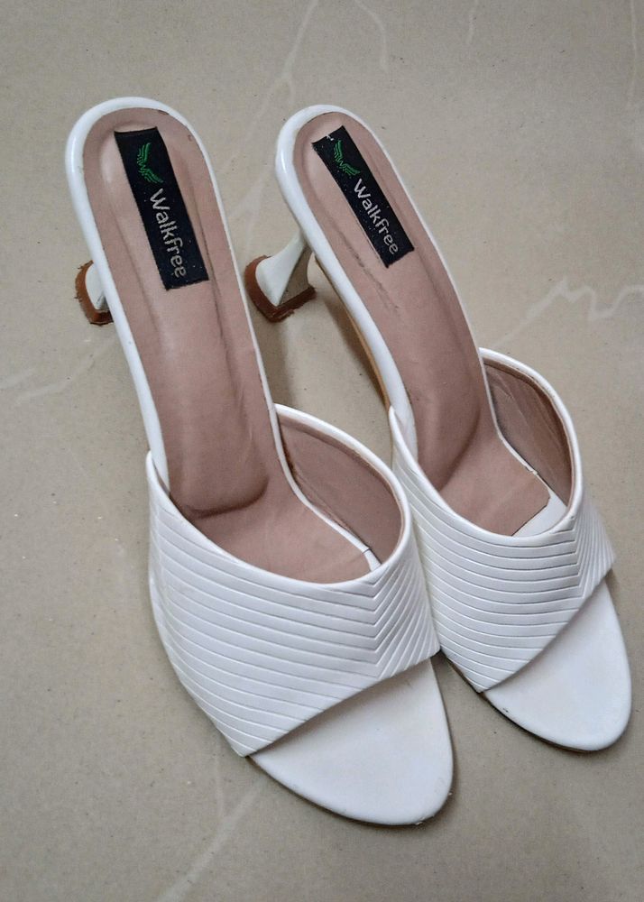 Stylish White Heels