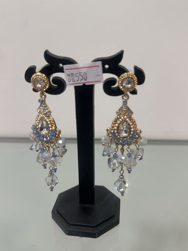 Elegant Crystal Drop Earrings