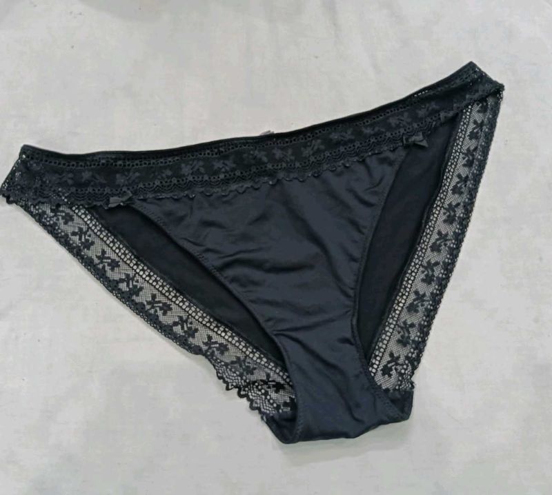 ❤️‍🔥 Black Lace Trim Briefs
