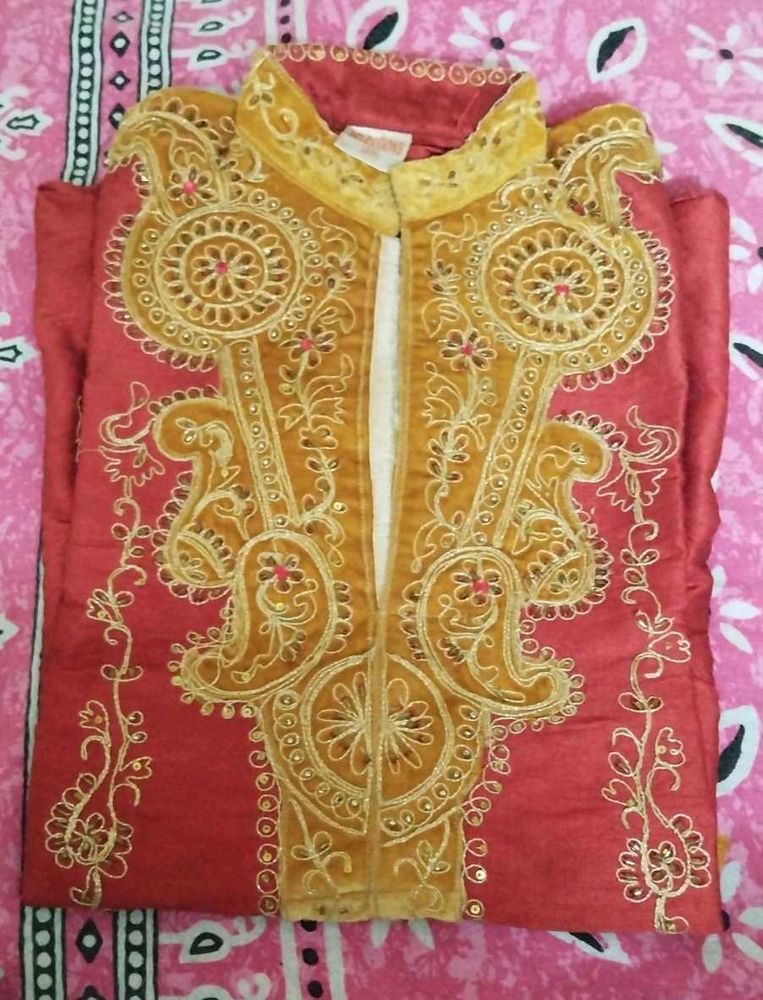 Boys Red Punjabi