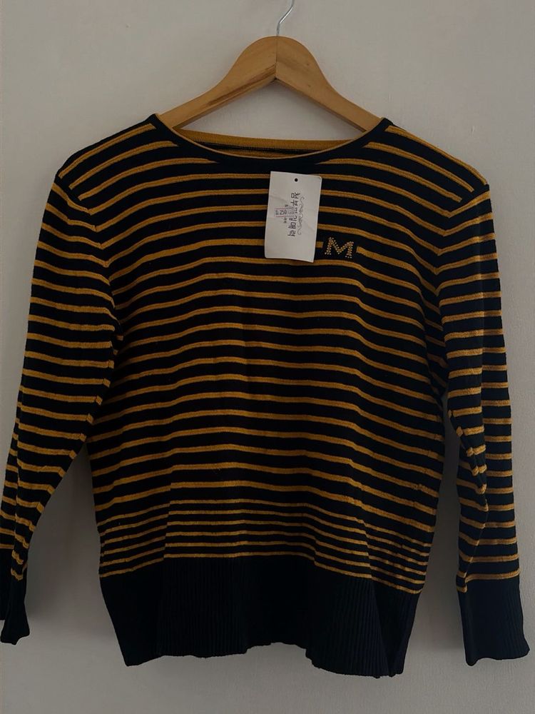 Striped Long Sleeve Top