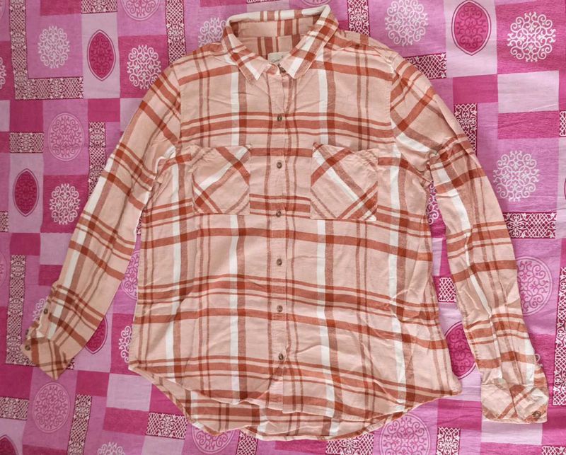 Cozy Plaid Button-Up Shirt