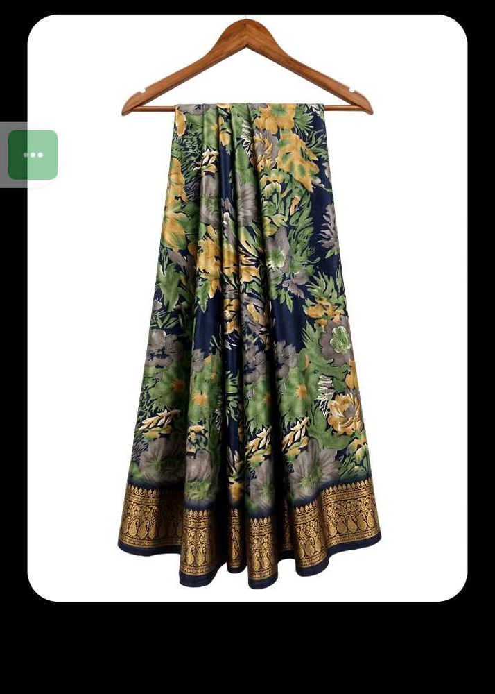 Beautiful Floral Print Saree