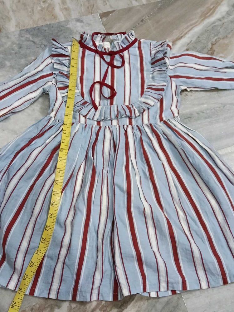 Striped Ethnic Gown