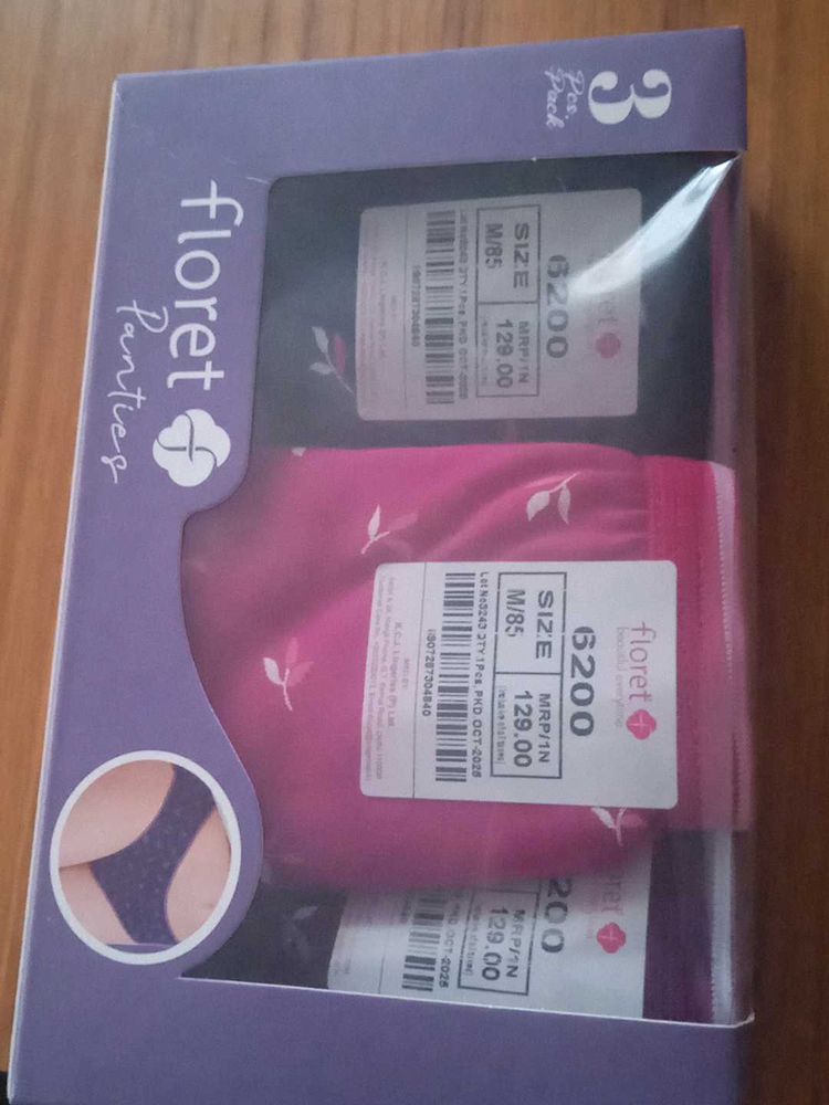 Floret Panties 3 Pc Pack
