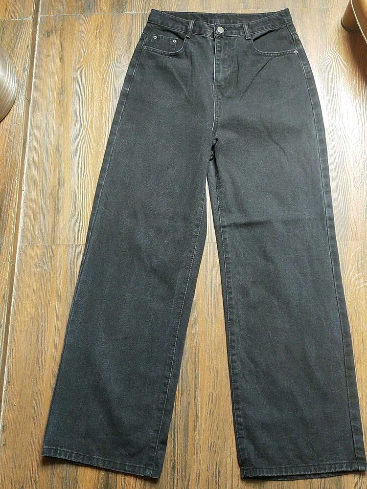 Black Wide Leg Jeans