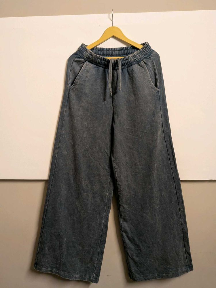 Wide Leg acid washed baggy sweatpants