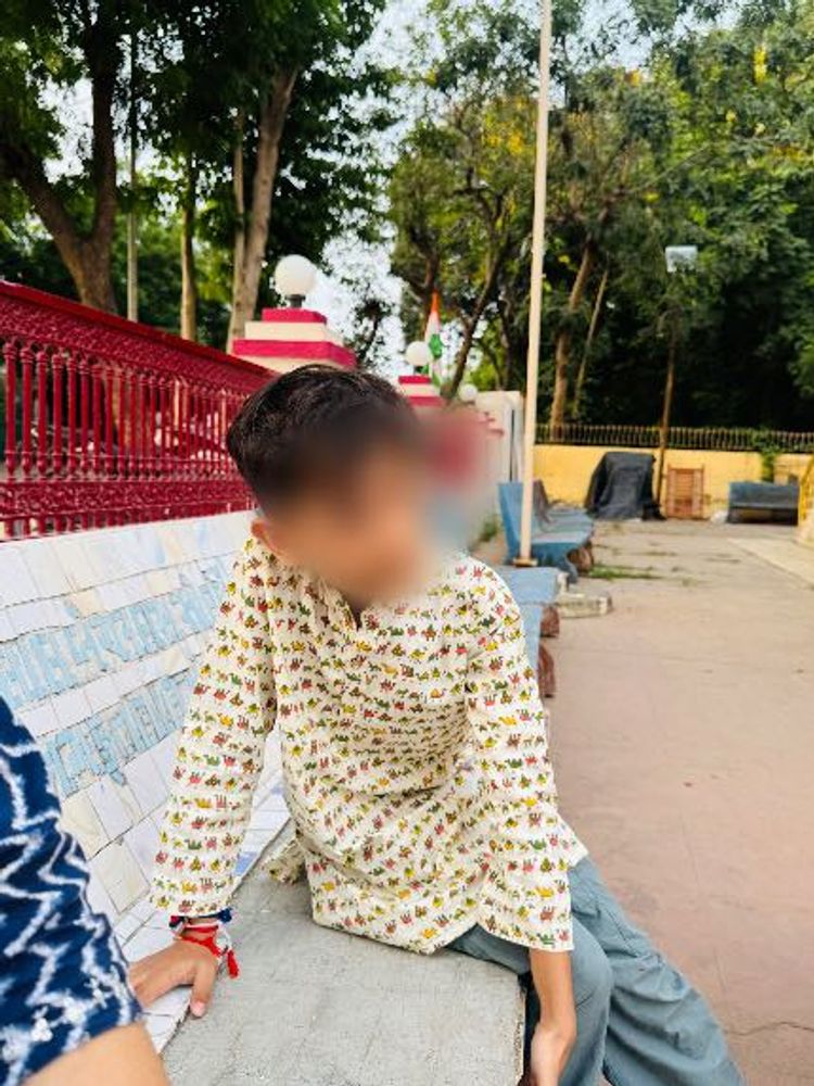 Boys Kurta Shirt with Colorful Print