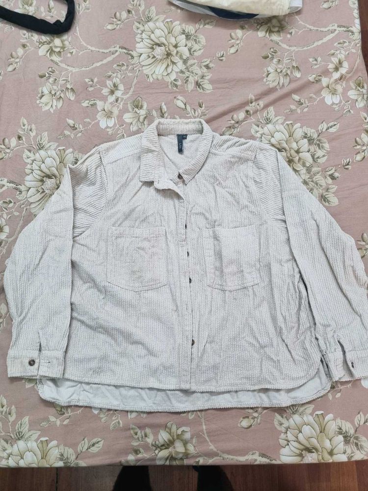 Corduroy Button-Down Shirt