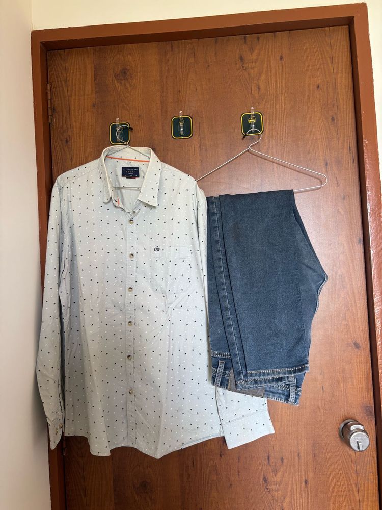 Men's Casual Shirt and Jeans
