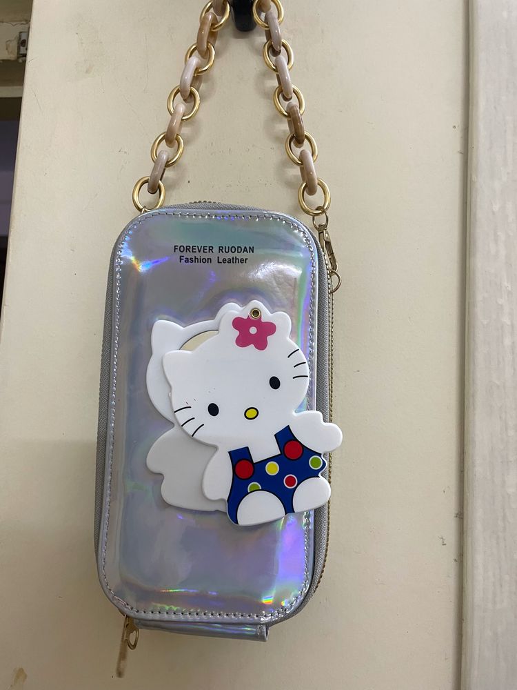 Cute Clutch With Mirror