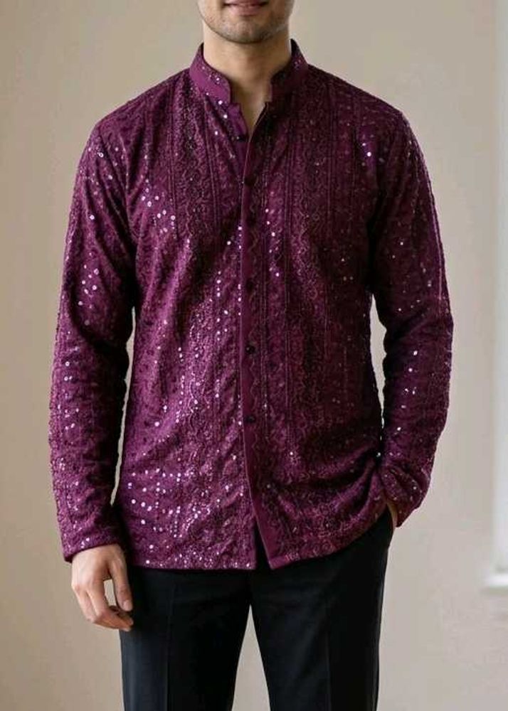 Men's Embellished Shirt