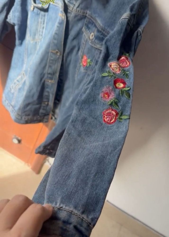 Embroidered Denim Jacket
