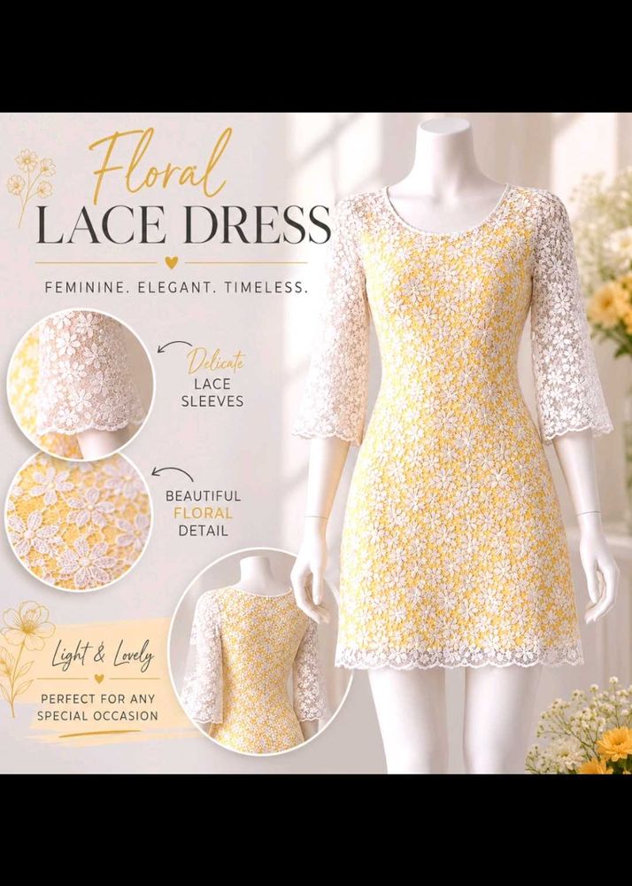 Daisy Embroidered Dress