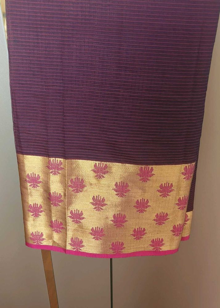 brand new jamuni Purple Saree