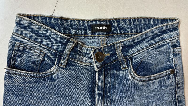 Stylish Zudio Acid Wash Jeans
