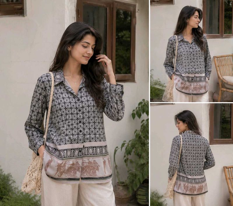 Printed shirt for women