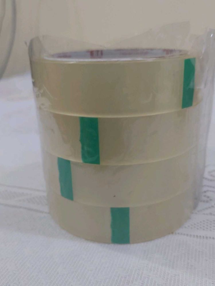 Pack of 2 Transparent Cello Tape 1" Rolls