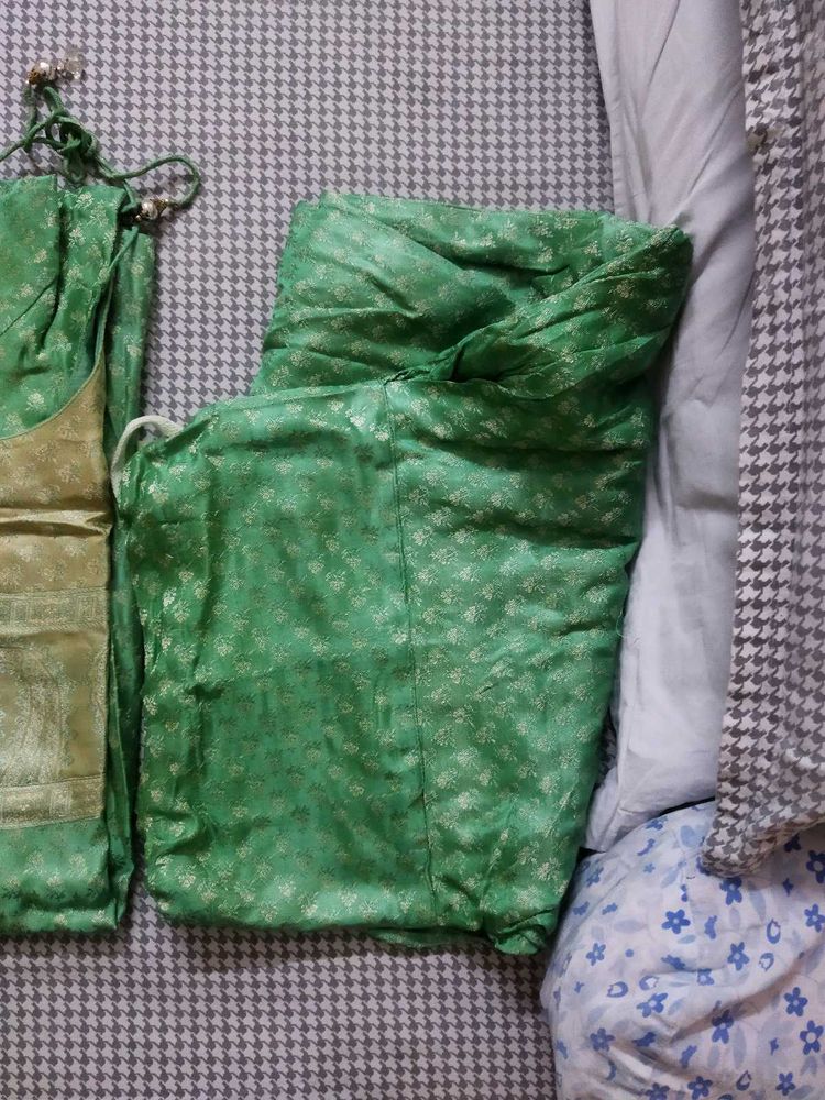Selling Silk Salwar Kameez Chunni Set 9 In ₹1000
